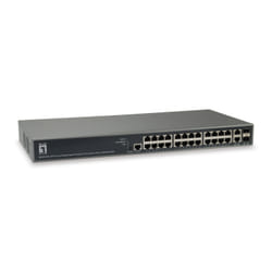 LevelOne GEP-2682 commutateur réseau Géré L3 Gigabit Ethernet (10/100/1000) Connexion Ethernet, supportant l'alimentation via ce port (PoE)