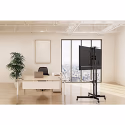 Equip 650603 support d'écran plat pour bureau 70" Noir Sol - Vue supplémentaire 4