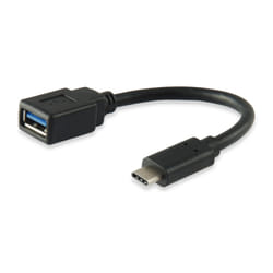 Equip 133455 câble USB 0,15 m USB 3.2 Gen 1 (3.1 Gen 1) USB C USB A Noir