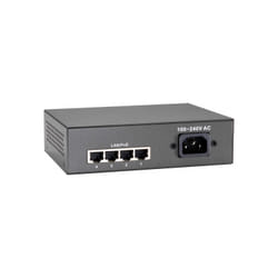 LevelOne FEP-0511W90 commutateur réseau Fast Ethernet (10/100) Connexion Ethernet, supportant l'alimentation via ce port (PoE) Gris