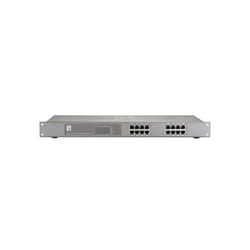 LevelOne FEP-1612W120 commutateur réseau Fast Ethernet (10/100) Connexion Ethernet, supportant l'alimentation via ce port (PoE) Gris