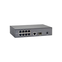 LevelOne FGP-1000W90 commutateur réseau Fast Ethernet (10/100) Connexion Ethernet, supportant l'alimentation via ce port (PoE) Gris