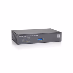 LevelOne FGP-1000W90 commutateur réseau Fast Ethernet (10/100) Connexion Ethernet, supportant l'alimentation via ce port (PoE) Gris