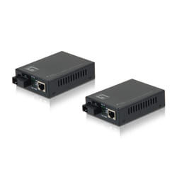 LevelOne FVT-2202 convertisseur de support réseau 100 Mbit/s Noir