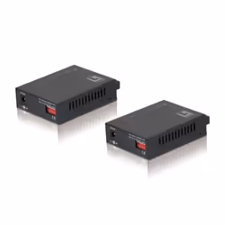 LevelOne FVT-2202 convertisseur de support réseau 100 Mbit/s Noir