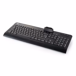 Conceptronic CKBESMARTID, Taille réelle (100 %), Avec fil, USB, QWERTY, Noir