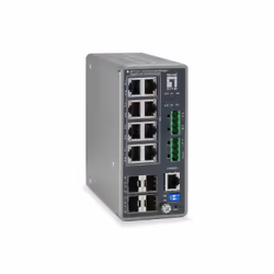 LevelOne IGP-1271, Géré, L3, Gigabit Ethernet (10/100/1000), Connexion Ethernet, supportant l'alimentation via ce port (PoE)