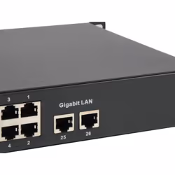 LevelOne FGP-2601W150 commutateur réseau Non-géré Gigabit Ethernet (10/100/1000) Connexion Ethernet, supportant l'alimentation via ce port (PoE) Noir