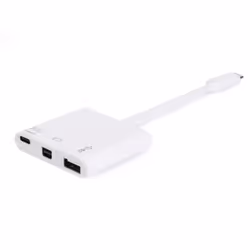 Equip 133463, USB 3.2 Gen 1 (3.1 Gen 1) Type-C, Blanc, Mini DisplayPort, USB 3.2 Gen 1 (3.1 Gen 1) Type-A, USB 3.2 Gen 1 (3.1 ...