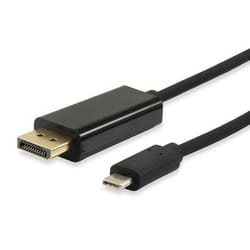 Equip 133467 câble vidéo et adaptateur 1,8 m USB Type-C DisplayPort Noir