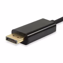 Equip 133467 câble vidéo et adaptateur 1,8 m USB Type-C DisplayPort Noir