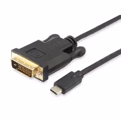 Equip 133468, 1,8 m, USB Type-C, DVI-D, Mâle, Mâle, Droit