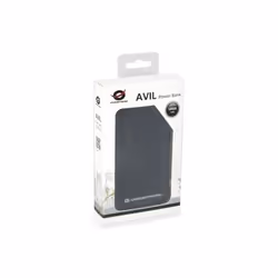 Conceptronic AVIL01B banque d'alimentation électrique Lithium Polymère (LiPo) 10000 mAh Noir