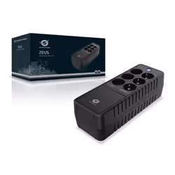 Conceptronic ZEUS05E alimentation d'énergie non interruptible Veille 0,65 kVA 360 W 6 sortie(s) CA