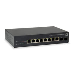 LevelOne GEP-1051 commutateur réseau Géré L2/L3/L4 Gigabit Ethernet (10/100/1000) Connexion Ethernet, supportant l'alimentation via ce port (PoE) Noir