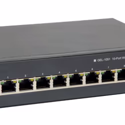 LevelOne GEP-1051 commutateur réseau Géré L2/L3/L4 Gigabit Ethernet (10/100/1000) Connexion Ethernet, supportant l'alimentation via ce port (PoE) Noir - Vue supplémentaire 4