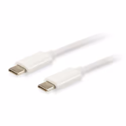Equip 128352, 2 m, USB C, USB C, USB 3.2 Gen 2 (3.1 Gen 2), 10000 Mbit/s, Blanc