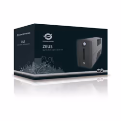 Conceptronic ZEUS01ES alimentation d'énergie non interruptible Interactivité de ligne 0,65 kVA 360 W 2 sortie(s) CA