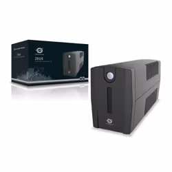 Conceptronic ZEUS02ES alimentation d'énergie non interruptible Interactivité de ligne 0,85 kVA 480 W 2 sortie(s) CA