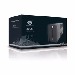 Conceptronic ZEUS02ES alimentation d'énergie non interruptible Interactivité de ligne 0,85 kVA 480 W 2 sortie(s) CA