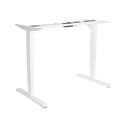 Equip 650804 Cadre de bureau Electrique 2 pieds Blanc