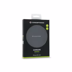Conceptronic GORGON01B chargeur d'appareils mobiles Universel Noir USB Recharge sans fil Intérieure