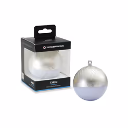 Conceptronic TARIQ01S Enceinte portable mono Argent, Blanc 3 W