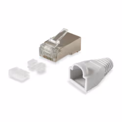 Equip 121181, RJ45, Argent, Synthétique ABS, Métal, Cat6, Or, CE