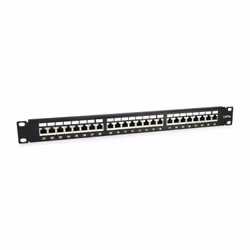 Equip 326625, RJ-45, Cat6a, Noir, 1U, CE, 482,6 mm
