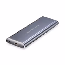 Conceptronic HDE01G, Enceinte ssd, M.2, M.2, SATA, Série ATA II, Série ATA III, 10 Gbit/s, Connectivité USB, Gris