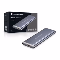 Conceptronic HDE01G Boîtier de disques de stockage Enceinte ssd Gris M.2 - Vue supplémentaire 4