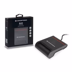 Conceptronic SCR01B lecteur de cartes à puce USB USB 2.0 Noir
