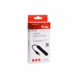 Equip 128953 hub & concentrateur USB 3.2 Gen 1 (3.1 Gen 1) Type-A 5000 Mbit/s Noir