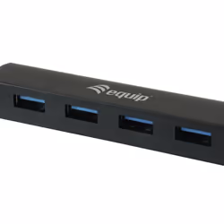 Equip 128953 hub & concentrateur USB 3.2 Gen 1 (3.1 Gen 1) Type-A 5000 Mbit/s Noir - Vue supplémentaire 4