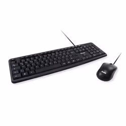 Equip 245203, Taille réelle (100 %), USB, QWERTY, Noir, Souris incluse