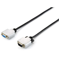Equip 118854 câble VGA 10 m VGA (D-Sub) Noir, Argent