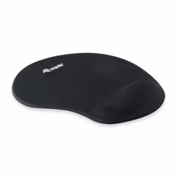 Equip 245014, Noir, Monochromatique, Tissu, Gel, Polyuréthane, Repose-poignets, Base antidérapante
