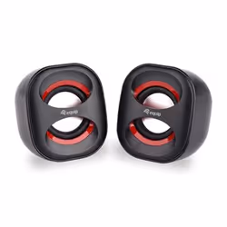 Equip 245331, 2.0 canaux, Avec fil, 3 W, 90 - 20 Hz, 40 Ohm, Noir
