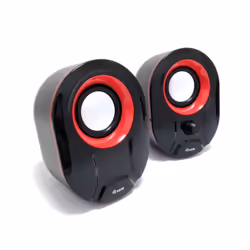 Equip 245332 haut-parleur Noir, Rouge Avec fil 3 W