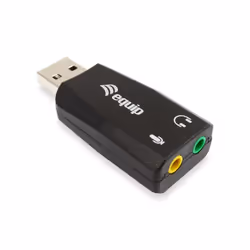 Equip 245320, USB Type-A, 3,5 mm, Noir, 22 mm, 51 mm, 12 mm