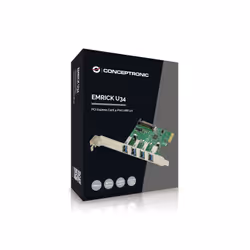 Conceptronic EMRICK02G, PCIe, USB 3.2 Gen 1 (3.1 Gen 1), Vert, PC, Passif, Chine
