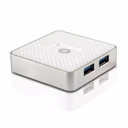 Conceptronic HUBBIES03W, USB 3.2 Gen 1 (3.1 Gen 1) Type-A, USB 3.2 Gen 1 (3.1 Gen 1) Type-A, 5000 Mbit/s, Blanc, Chine, Secte ...