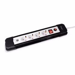 Equip 245553, 1,5 m, Intérieure, Type F, Type F (CEE 7/4), 1,5 mm², Plastique