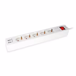 Equip 245554, 1,8 m, Intérieure, Type F, Type F (CEE 7/4), 1,5 mm², Plastique