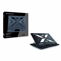 Conceptronic ERGO Laptop Cooling Stand Supports de Laptop Noir 15.6"