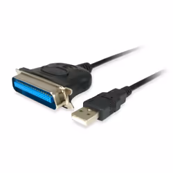 Equip 133383, Noir, USB A, Centronics 36, 60 g, 1 pièce(s), 175 mm