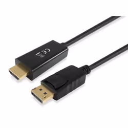 Equip 119391, 3 m, DisplayPort, HDMI, Mâle, Mâle, Droit