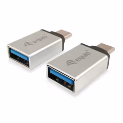 Equip 133473, USB Type C, USB Type A, Argent