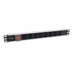 Equip 333310, Basique, 1U, horizontale, Aluminium, Noir, 8 sortie(s) CA
