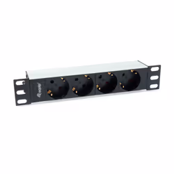 Equip 333311, Basique, 1U, horizontale, Aluminium, Noir, Argent, 4 sortie(s) CA